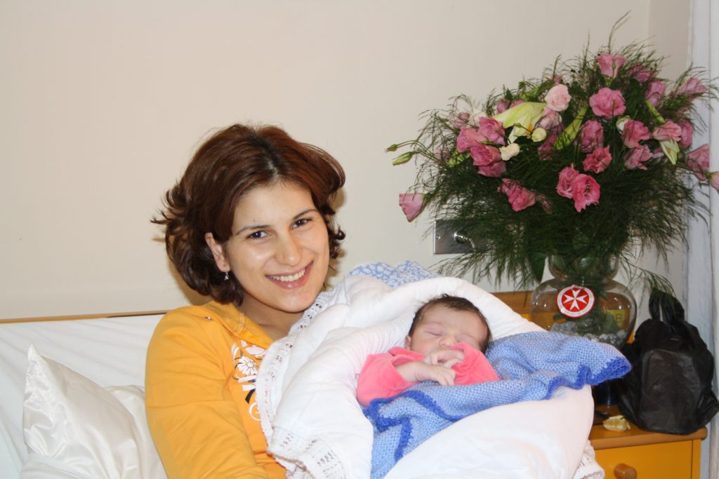 mom with baby